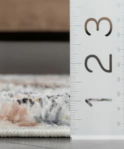 Well Woven Loire Vintage Medallion Oriental Brown Shag Rug