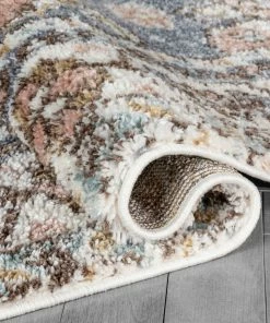 Well Woven Global Loire Vintage Medallion Oriental Blush Shag Rug 22 Well Woven Global Loire Vintage Medallion Oriental Blush Shag Rug