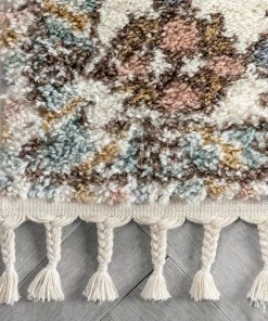 Well Woven Global Loire Vintage Medallion Oriental Blush Shag Rug 17 Well Woven Global Loire Vintage Medallion Oriental Blush Shag Rug