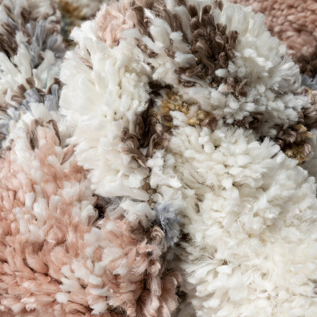 Well Woven Global Loire Vintage Medallion Oriental Blush Shag Rug 3 Well Woven Global Loire Vintage Medallion Oriental Blush Shag Rug