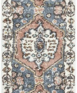 Well Woven Global Loire Vintage Medallion Oriental Blush Shag Rug 19 Well Woven Global Loire Vintage Medallion Oriental Blush Shag Rug