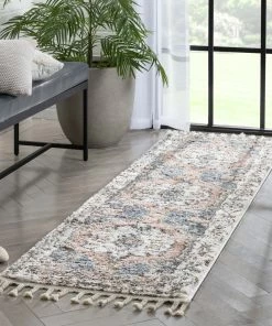 Well Woven Global Loire Vintage Medallion Oriental Blush Shag Rug 23 Well Woven Global Loire Vintage Medallion Oriental Blush Shag Rug