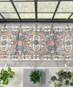 Well Woven Global Loire Vintage Medallion Oriental Blush Shag Rug 21 Well Woven Global Loire Vintage Medallion Oriental Blush Shag Rug