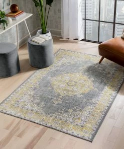 Well Woven Tarifa Vintage Bohemian Medallion Yellow Machine Washable Rug By Chill Rugs Global 18 Well Woven Tarifa Vintage Bohemian Medallion Yellow Machine Washable Rug By Chill Rugs Global