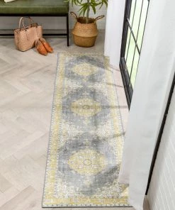 Well Woven Tarifa Vintage Bohemian Medallion Yellow Machine Washable Rug By Chill Rugs Global 26 Well Woven Tarifa Vintage Bohemian Medallion Yellow Machine Washable Rug By Chill Rugs Global