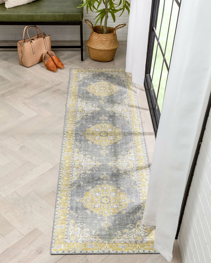 Well Woven Tarifa Vintage Bohemian Medallion Yellow Machine Washable Rug By Chill Rugs Global 13 Well Woven Tarifa Vintage Bohemian Medallion Yellow Machine Washable Rug By Chill Rugs Global