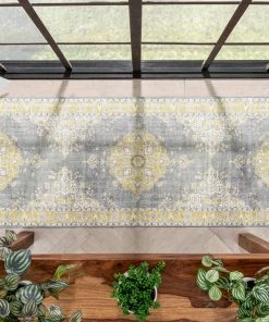 Well Woven Tarifa Vintage Bohemian Medallion Yellow Machine Washable Rug By Chill Rugs Global 27 Well Woven Tarifa Vintage Bohemian Medallion Yellow Machine Washable Rug By Chill Rugs Global