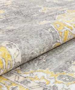 Well Woven Tarifa Vintage Bohemian Medallion Yellow Machine Washable Rug By Chill Rugs Global 21 Well Woven Tarifa Vintage Bohemian Medallion Yellow Machine Washable Rug By Chill Rugs Global