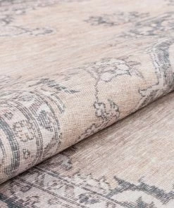 Well Woven Tarifa Vintage Bohemian Medallion Beige Machine Washable Rug By Chill Rugs