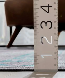 Well Woven Global Tarifa Vintage Bohemian Medallion Light Blue Machine Washable Rug By Chill Rugs