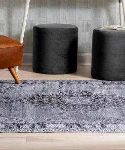 Well Woven Tarifa Vintage Bohemian Medallion Grey Machine Washable Rug Global 22 Well Woven Tarifa Vintage Bohemian Medallion Grey Machine Washable Rug Global