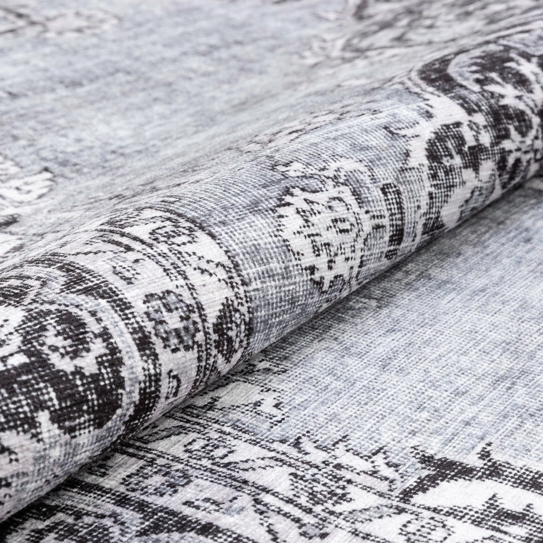 Well Woven Tarifa Vintage Bohemian Medallion Grey Machine Washable Rug Global 7 Well Woven Tarifa Vintage Bohemian Medallion Grey Machine Washable Rug Global