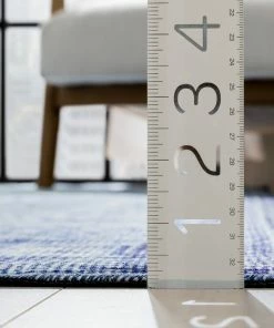 Well Woven Gila Machine Washable Vintage Bohemian Medallion Oriental Dark Blue Flat-Weave Distressed Rug