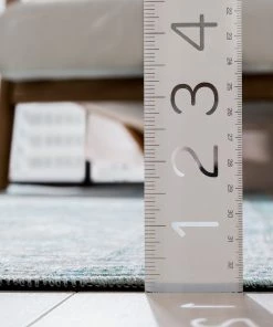 Well Woven Gila Machine Washable Vintage Bohemian Medallion Oriental Green Flat-Weave Distressed Rug Global