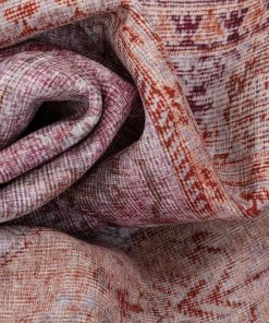 Well Woven Gila Machine Washable Vintage Bohemian Medallion Oriental Purple Flat-Weave Distressed Rug Global 23 Well Woven Gila Machine Washable Vintage Bohemian Medallion Oriental Purple Flat-Weave Distressed Rug Global