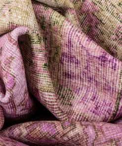 Well Woven Gila Machine Washable Vintage Bohemian Medallion Oriental Pink Flat-Weave Distressed Rug