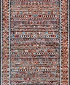 Well Woven Murcia Machine Washable Tribal Ethnic Vintage Red Flat-Weave Rug