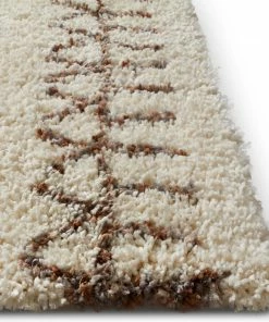 Well Woven Tribal Parley Natural Modern Moroccan Shag Rug By Chill Rugs 3'11" X 5'3"