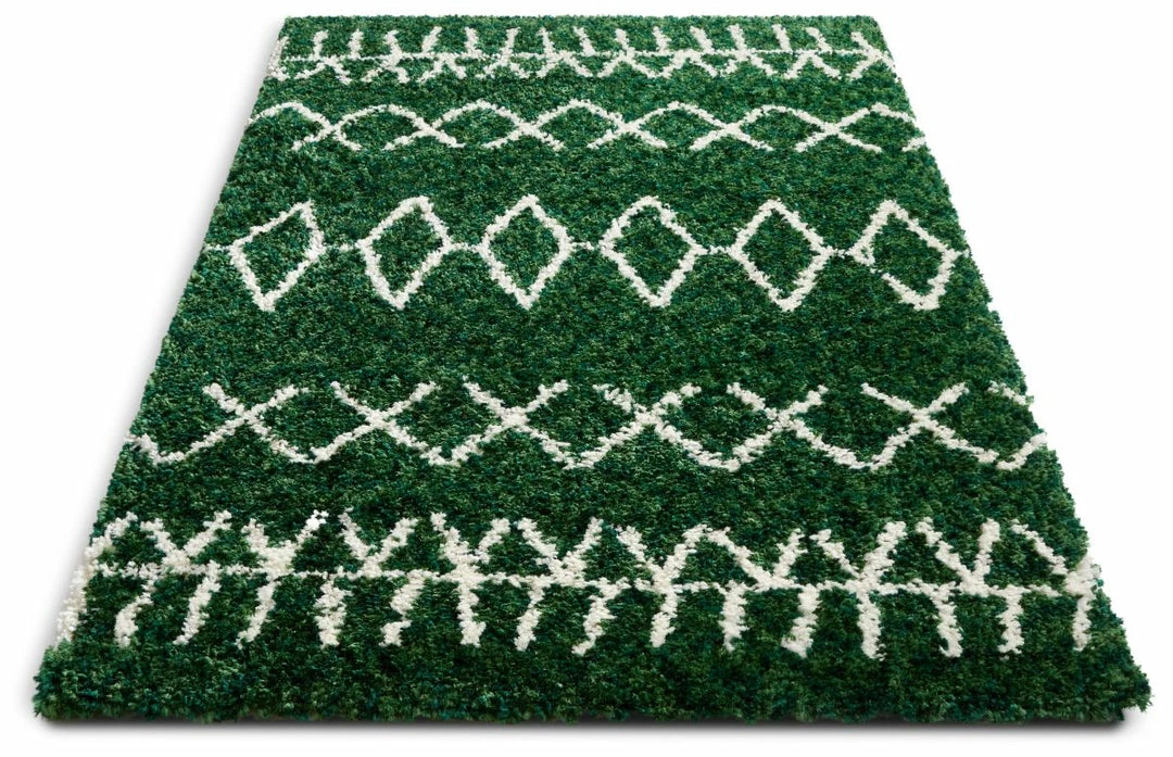 Well Woven Parley Green Modern Moroccan Shag Rug 6 Well Woven Parley Green Modern Moroccan Shag Rug