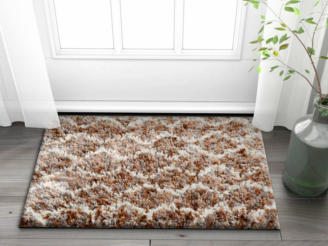 Well Woven Wazuu Yellow Modern Moroccan Shag Rug 4 Well Woven Wazuu Yellow Modern Moroccan Shag Rug