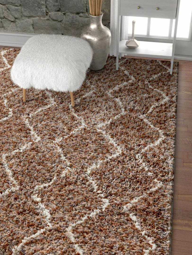 Well Woven Wazuu Yellow Modern Moroccan Shag Rug 3 Well Woven Wazuu Yellow Modern Moroccan Shag Rug