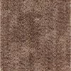 Well Woven Plain Multi Beige Modern Solid Shag Rug