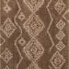 Well Woven Gracious Beige Modern Moroccan Shag Rug