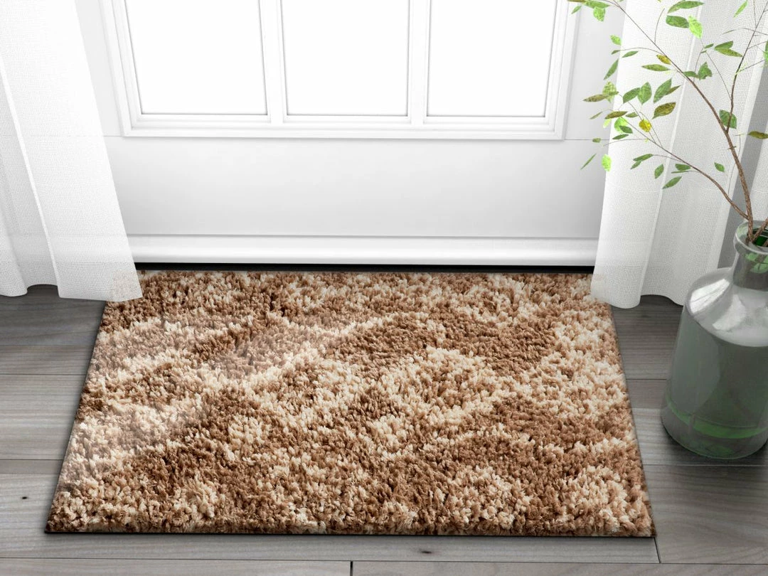Well Woven Gracious Beige Modern Moroccan Shag Rug 4 Well Woven Gracious Beige Modern Moroccan Shag Rug