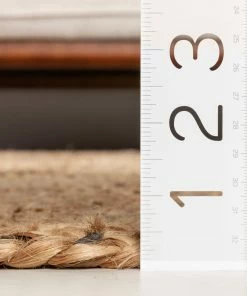 Well Woven Jemma Jute Braided Pattern Natural Hand-Woven Chunky-Textured Rug Jute + Natural