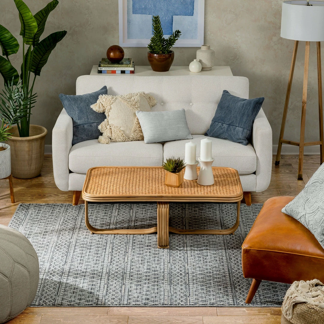 Well Woven Global Charlie Blue Modern Vintage Moroccan Trellis Rug 8 Well Woven Global Charlie Blue Modern Vintage Moroccan Trellis Rug