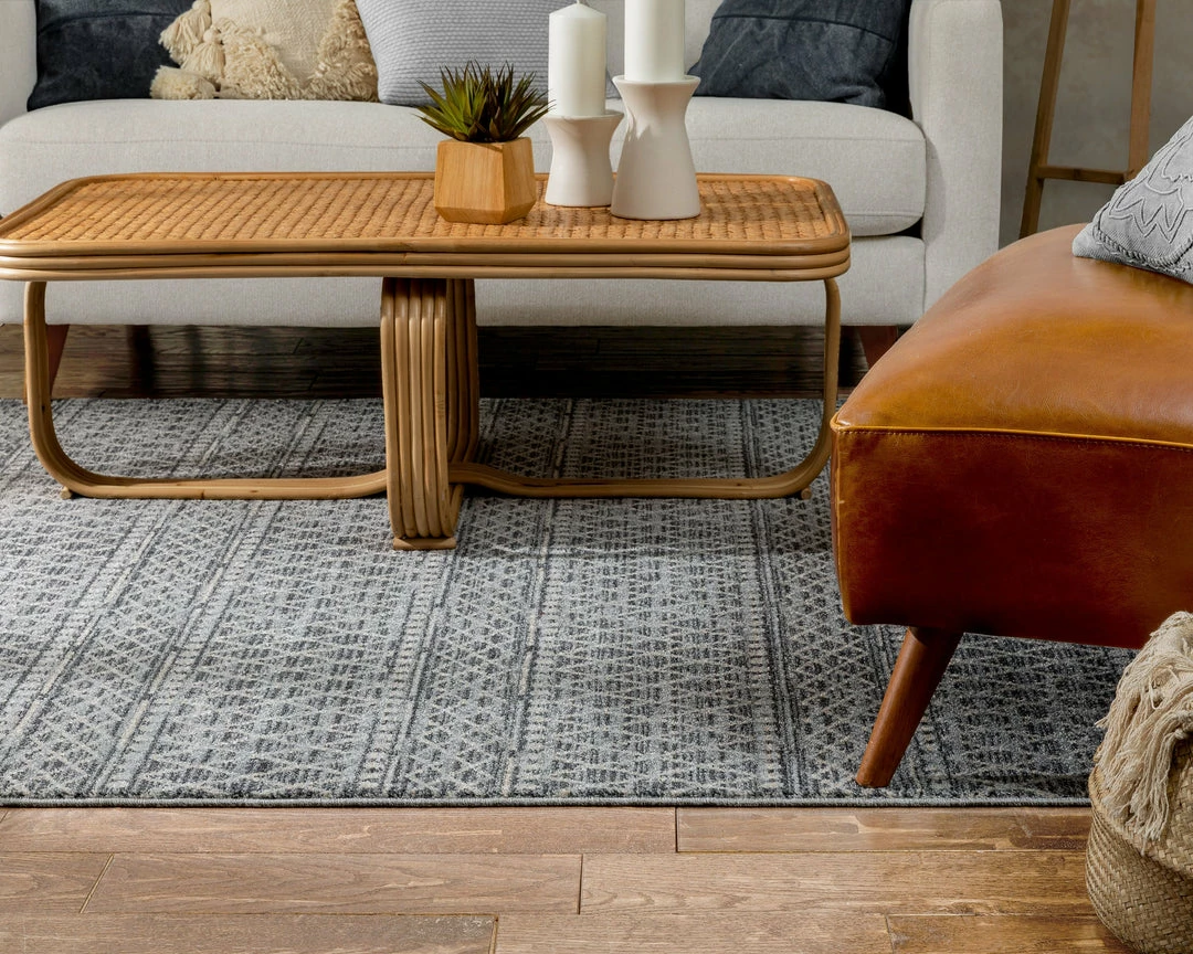 Well Woven Global Charlie Blue Modern Vintage Moroccan Trellis Rug 9 Well Woven Global Charlie Blue Modern Vintage Moroccan Trellis Rug