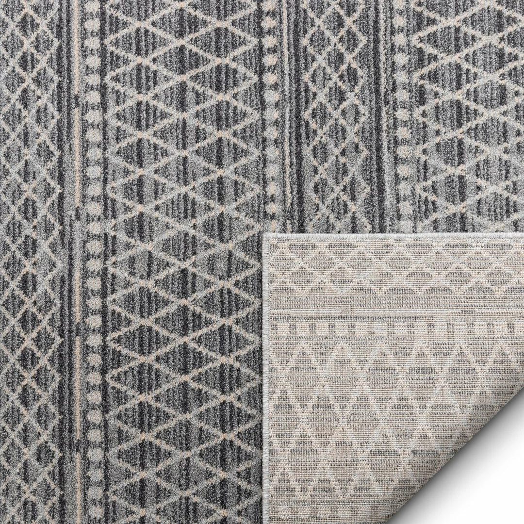 Well Woven Global Charlie Blue Modern Vintage Moroccan Trellis Rug 3 Well Woven Global Charlie Blue Modern Vintage Moroccan Trellis Rug