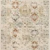 Well Woven Kian Cream Vintage Panel Distressed Rug