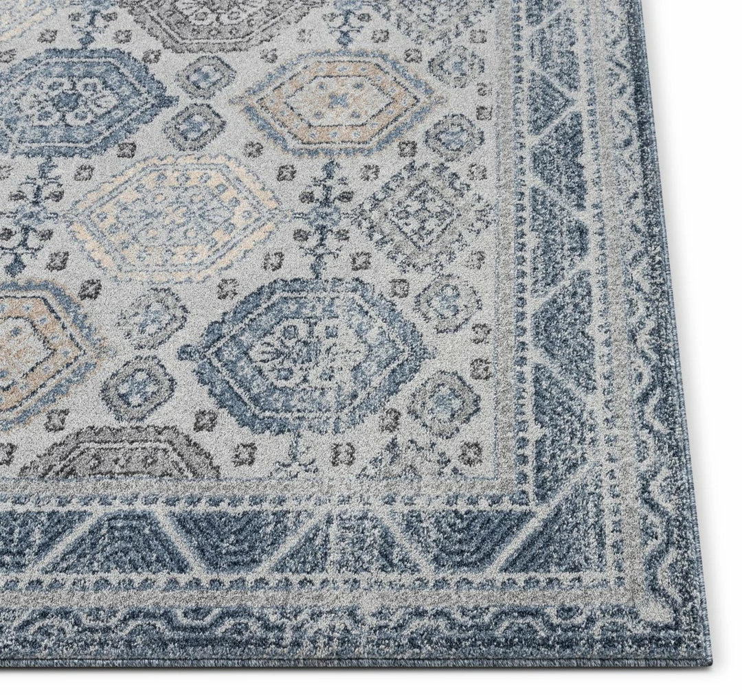 Well Woven Global Abigail Blue Vintage Distressed Geometric Rug 4 Well Woven Global Abigail Blue Vintage Distressed Geometric Rug