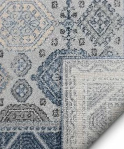 Well Woven Global Abigail Blue Vintage Distressed Geometric Rug 9 Well Woven Global Abigail Blue Vintage Distressed Geometric Rug