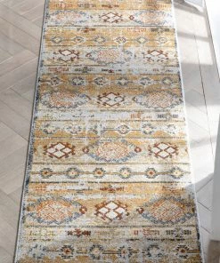 Well Woven Alu Cream Vintage Modern Tribal Rug