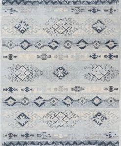 Well Woven Alu Blue Modern Vintage Tribal Rug Global