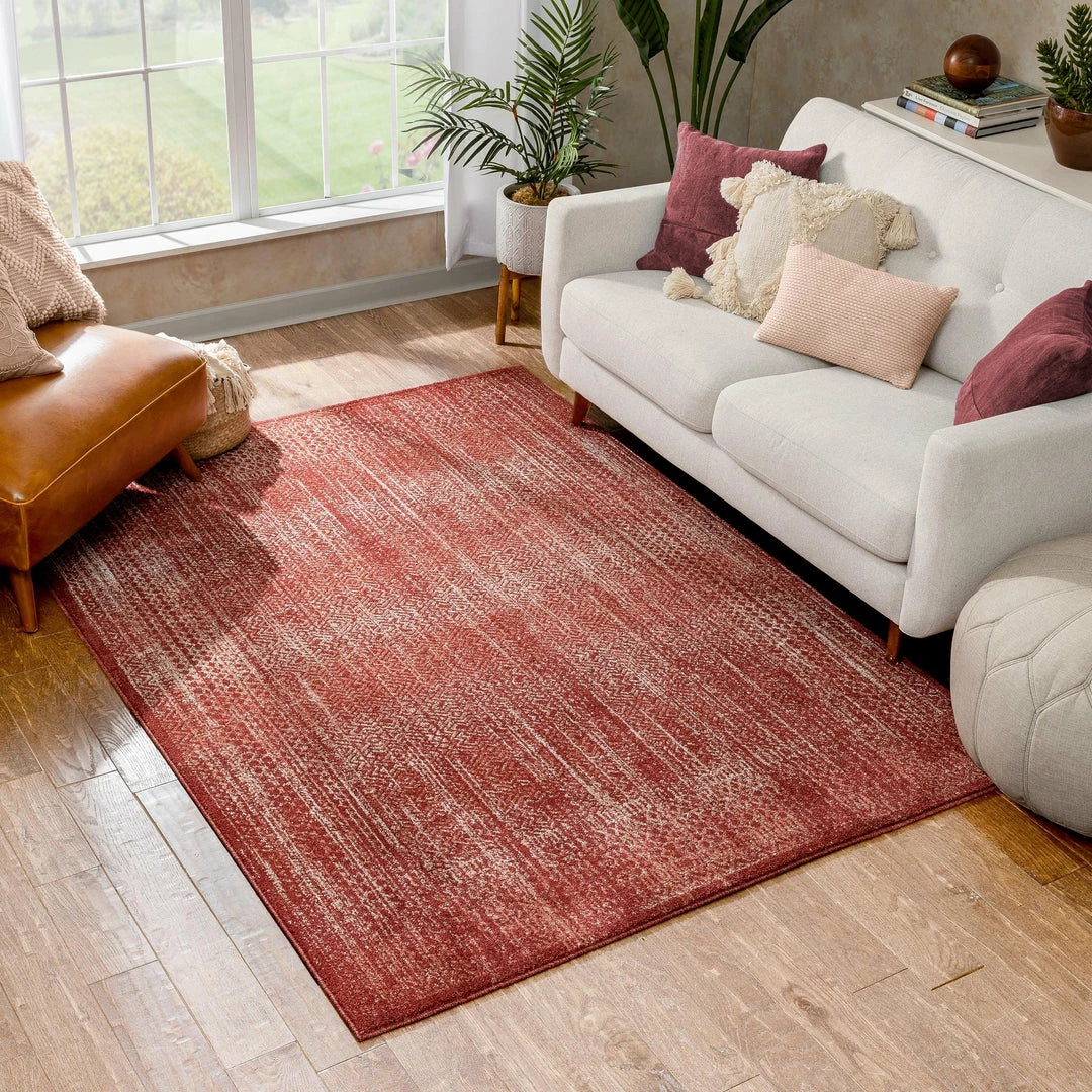 Well Woven Emmet Terra Vintage Solid Distressed Rug Global 5 Well Woven Emmet Terra Vintage Solid Distressed Rug Global