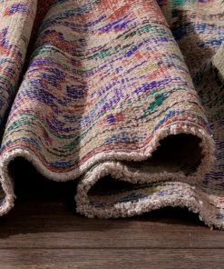 Well Woven Canan Crimson & Purple Oriental Medallion One-of-a-Kind Handmade Wool Area Rug 5'11" X 9'4" Global 8 Well Woven Canan Crimson & Purple Oriental Medallion One-of-a-Kind Handmade Wool Area Rug 5'11