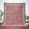 Well Woven Abrielle Rust Red Persian Medallion One-of-a-Kind Handmade Wool Area Rug 8'10" X 11'4"