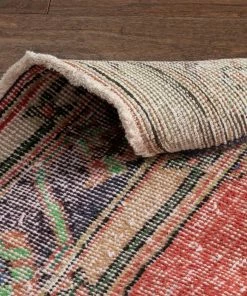 Well Woven Kane Red & Purple Oriental Botanical Border Pattern One-of-a-Kind Handmade Wool Area Rug 2'7" X 11'7" Runner Global 12 Well Woven Kane Red & Purple Oriental Botanical Border Pattern One-of-a-Kind Handmade Wool Area Rug 2'7