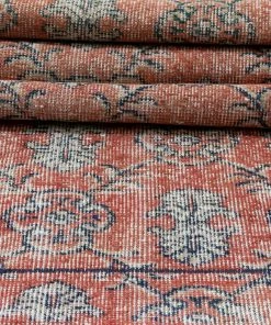 Well Woven Elza Red & Navy Blue Persian Geometric Lattice Pattern One-of-a-Kind Handmade Wool Area Rug 2'7" X 10'4" Runner Global