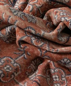 Well Woven Enza Crimson & Navy Blue Persian Geometric Lattice Pattern One-of-a-Kind Handmade Wool Area Rug 2'8