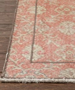 Well Woven Silah Red & Beige Persian Geometric Lattice Pattern One-of-a-Kind Handmade Wool Area Rug 2'7