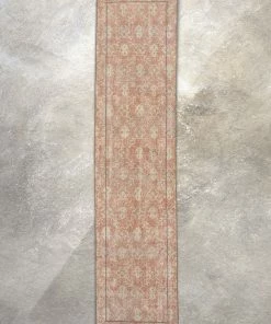 Well Woven Silah Red & Beige Persian Geometric Lattice Pattern One-of-a-Kind Handmade Wool Area Rug 2'7" X 11'2" Runner Global