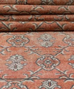 Well Woven Edzen Red & Purple Persian Geometric Lattice Pattern One-of-a-Kind Handmade Wool Area Rug 2'7" X 10'7" Runner