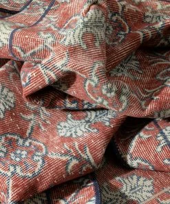 Well Woven Berliana Red & Navy Blue Persian Geometric Lattice Pattern One-of-a-Kind Handmade Wool Area Rug 2'7" X 10'8" Runner Global 11 Well Woven Berliana Red & Navy Blue Persian Geometric Lattice Pattern One-of-a-Kind Handmade Wool Area Rug 2'7