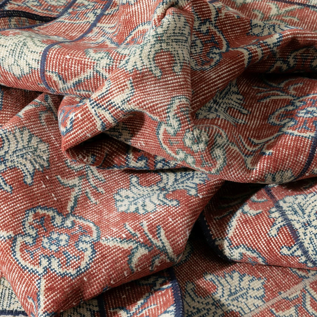 Well Woven Berliana Red & Navy Blue Persian Geometric Lattice Pattern One-of-a-Kind Handmade Wool Area Rug 2'7" X 10'8" Runner Global 5 Well Woven Berliana Red & Navy Blue Persian Geometric Lattice Pattern One-of-a-Kind Handmade Wool Area Rug 2'7" X 10'8" Runner Global