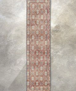 Well Woven Berliana Red & Navy Blue Persian Geometric Lattice Pattern One-of-a-Kind Handmade Wool Area Rug 2'7" X 10'8" Runner Global