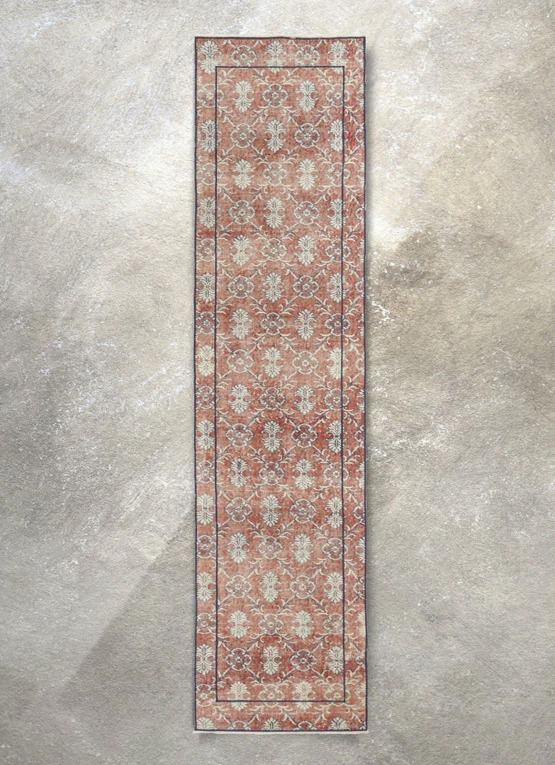 Well Woven Berliana Red & Navy Blue Persian Geometric Lattice Pattern One-of-a-Kind Handmade Wool Area Rug 2'7" X 10'8" Runner Global 1 Well Woven Berliana Red & Navy Blue Persian Geometric Lattice Pattern One-of-a-Kind Handmade Wool Area Rug 2'7" X 10'8" Runner Global